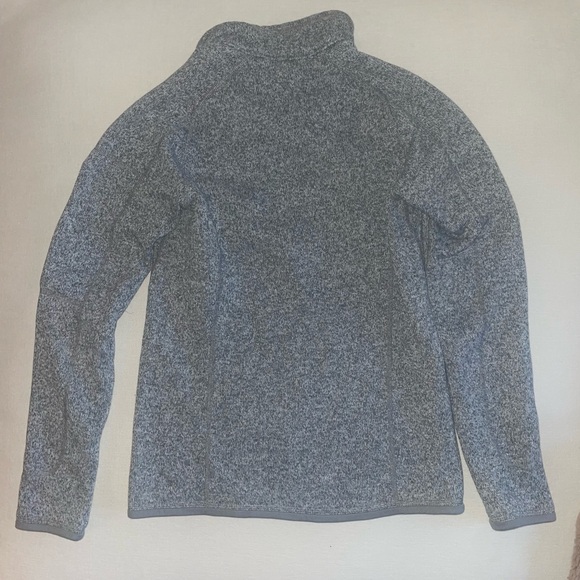 Patagonia Heathered Gray Fleece Quarterzip - Picture 4 of 6